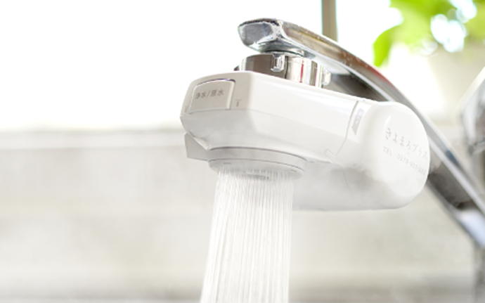 60℃までのお湯が通せます